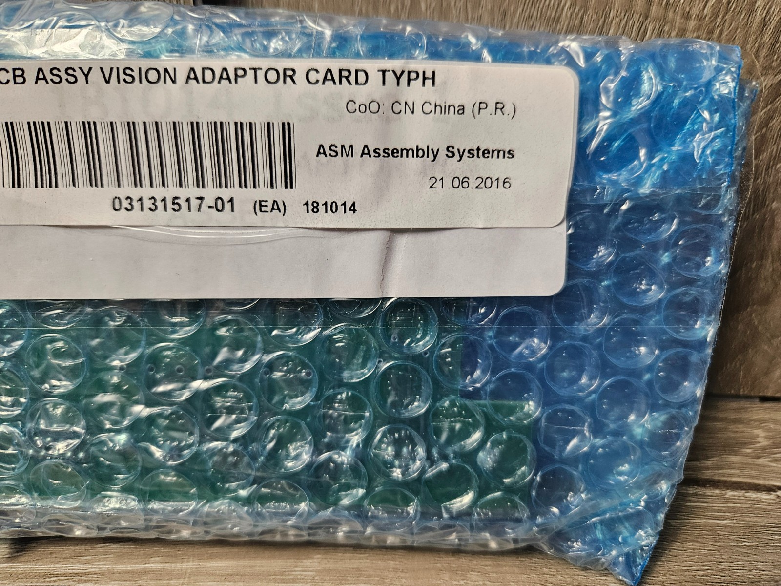 ASM ASMPT SMT Dek 181014 Vision PC Adaptor Board