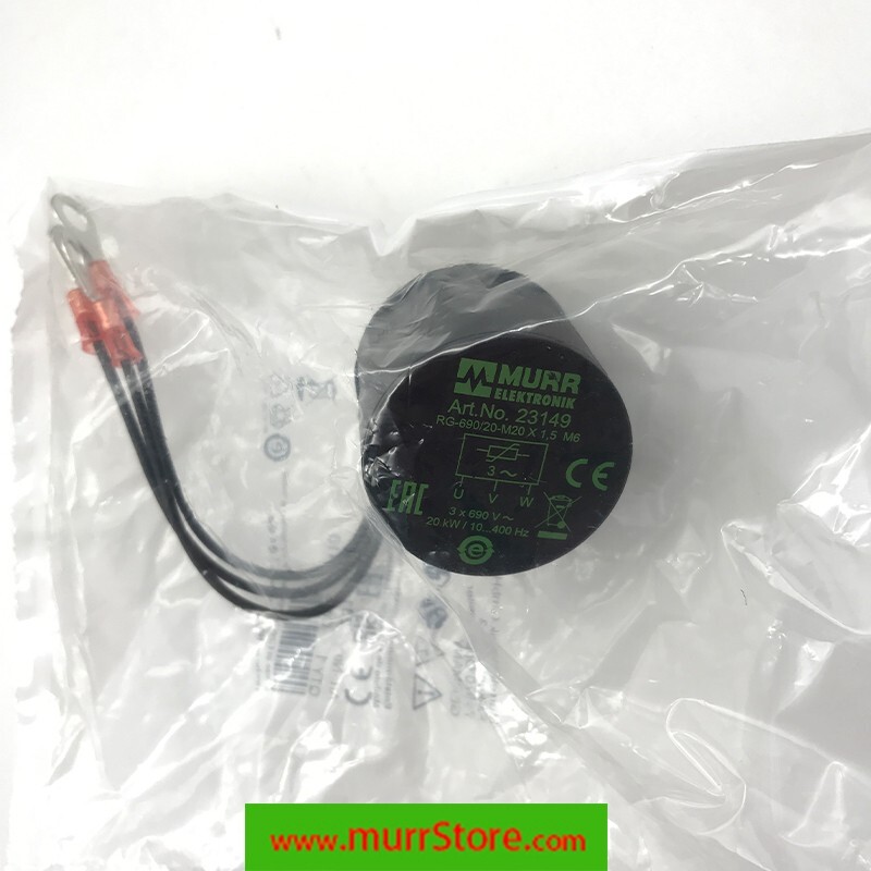 23149 MURR MOTOR SUPPRESSOR Varistor, 3x690VAC/20kW 100% NEW
