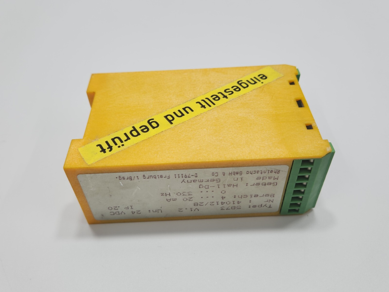 RHEINTACHO 5873 FREQUENCY CURRENT TRANSFORMER 410412/28