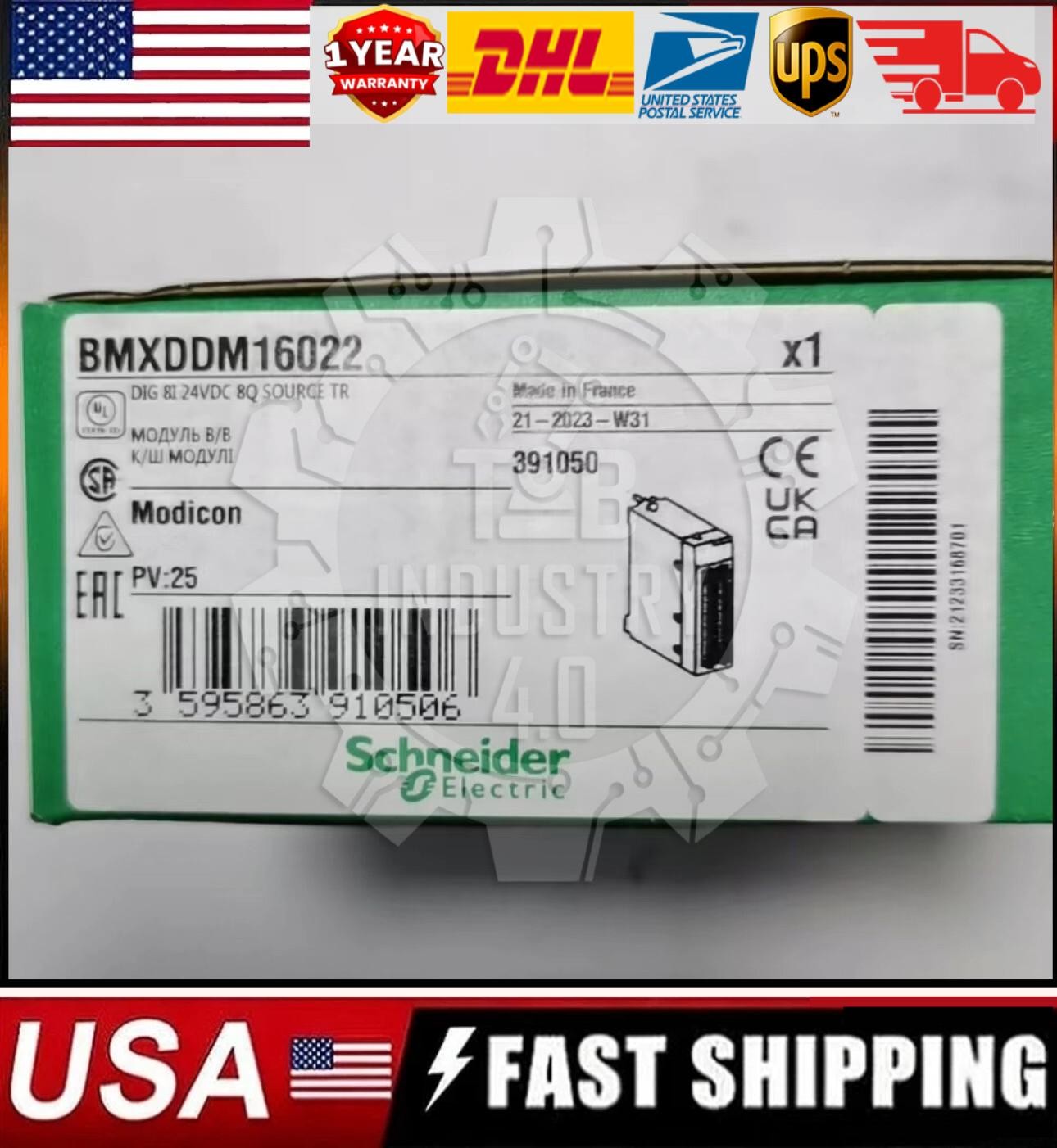 BMXDDM16022 brand new original programmable controller PLC module, free shipping