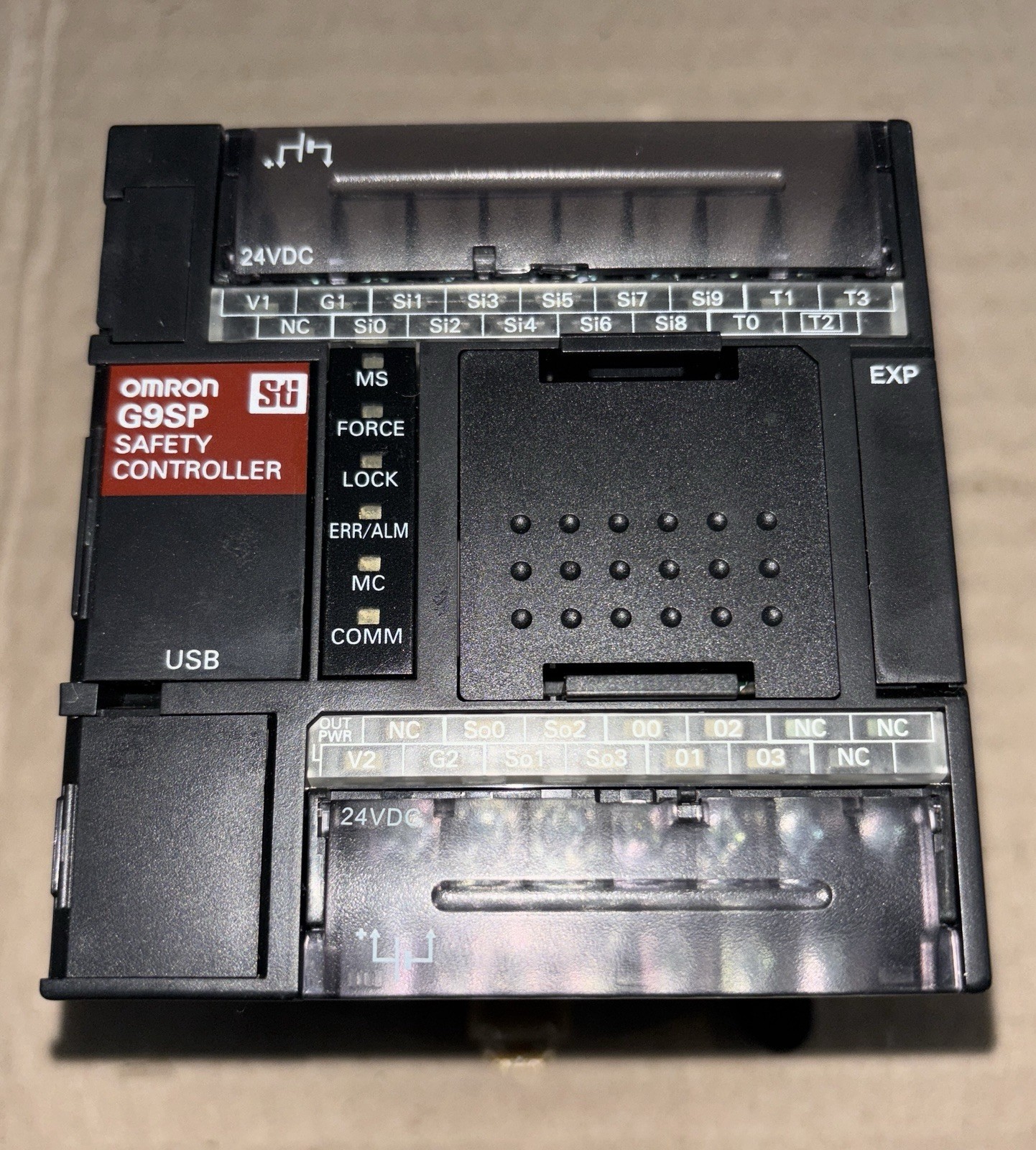 Omron G9SP-N10S Programmable Safety Controller 24VDC 1.6A 10 Inputs 4 Outputs