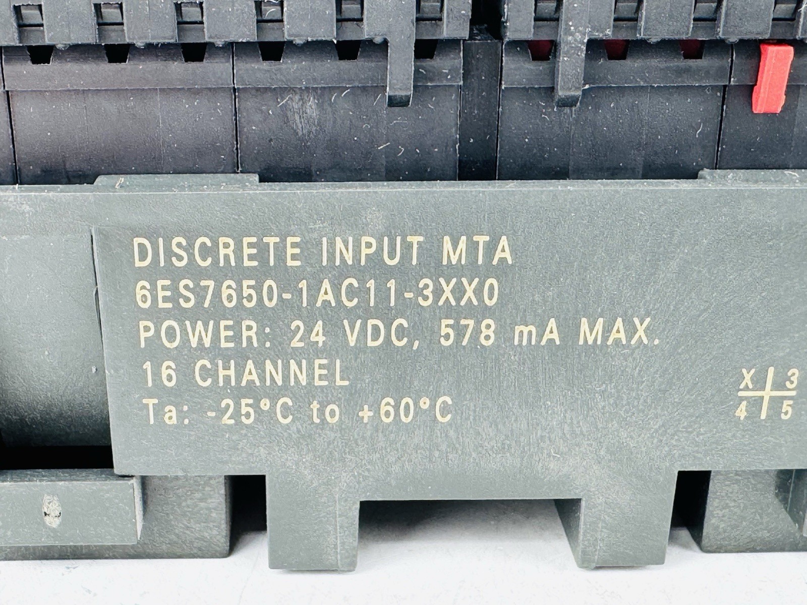 SIEMENS 6ES7650-1AC11-3XX0 Discrete Input MTA 16 Channel *WARRANTY*