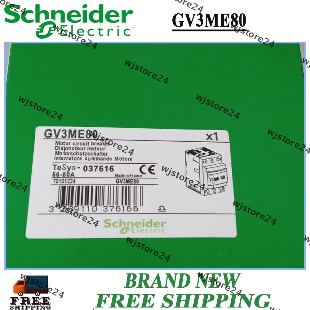 1PC New Schneider GV3-ME80 Motor Circuit Breaker 56-80A GV3ME80