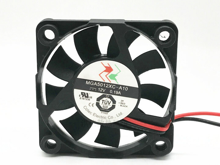 1PC Original MGA5012XC-A10 DC12V 0.19A 50*10MM 5CM cooling fan #