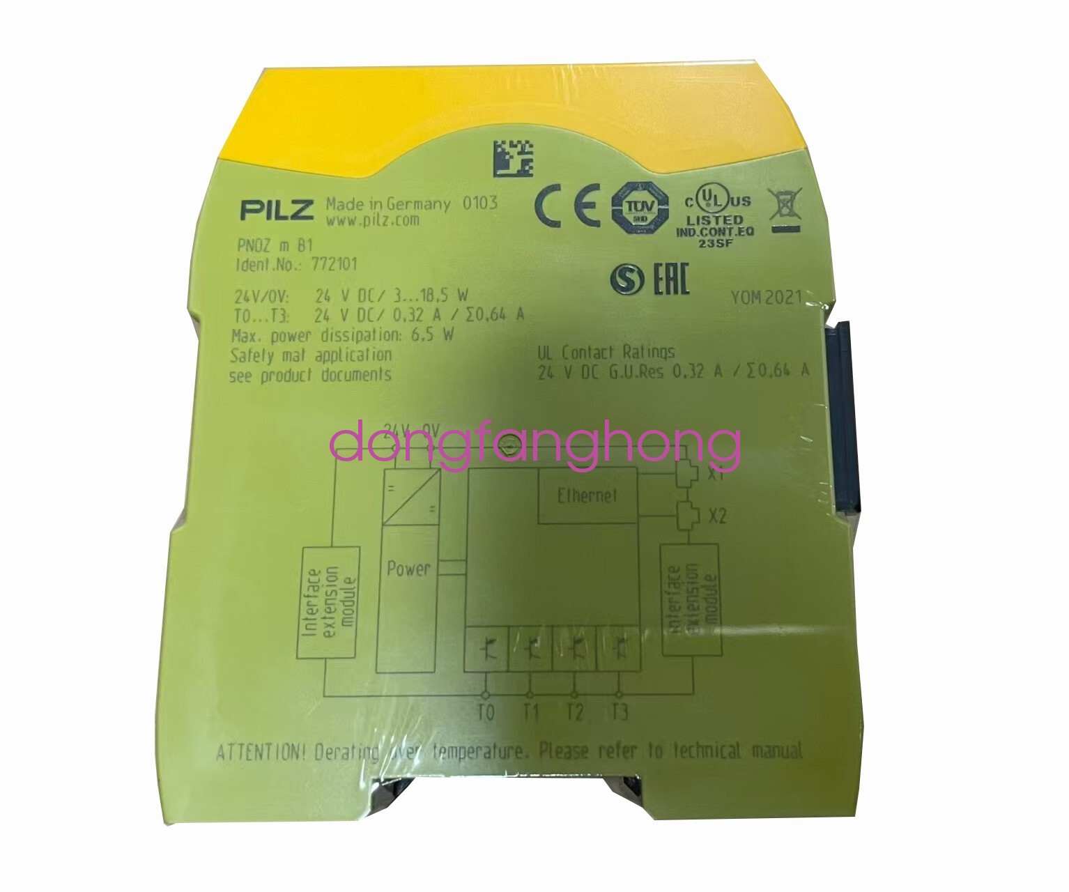772101 NEW PILZ PNOZ m B1 772101 Safety Relay FedEx or DHL or UPS