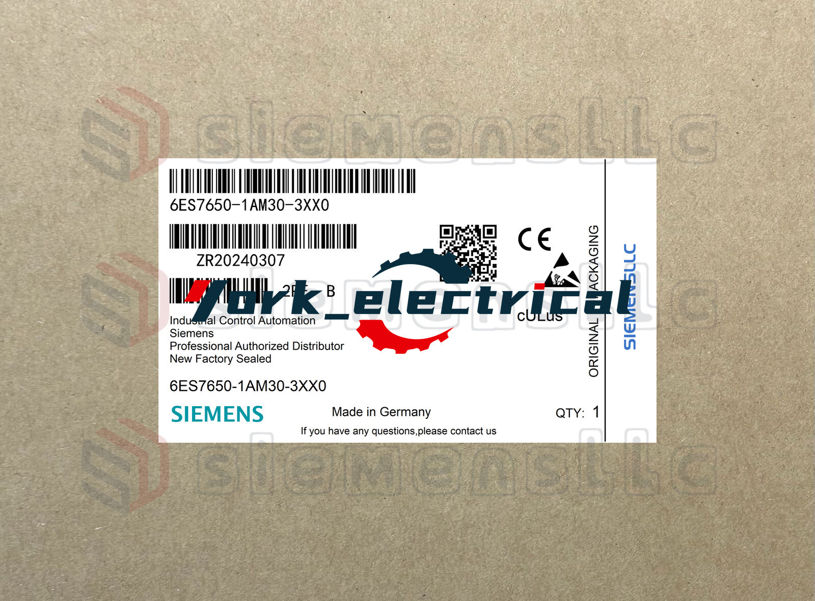 6ES7650-1AM30-3XX0 Siemens PLC Module UPS Express 6ES76501AM303XX0 GQP0