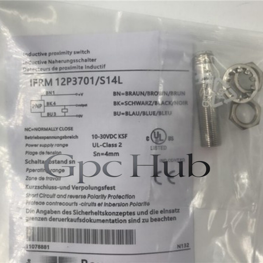 1PCS New Baumer IFRM 12P3701/S14L IFRM 12P3701 / S14L Sensor&Proximity Switch