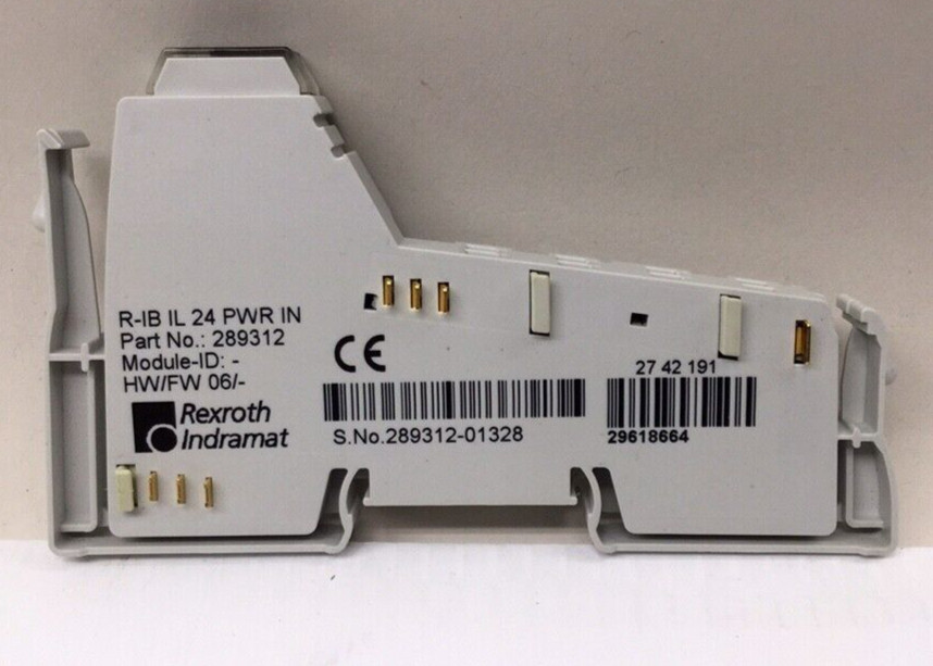 Rexroth 289312 Indramat Inline Segment Module R-IB IL 24 PWR IN R911289312