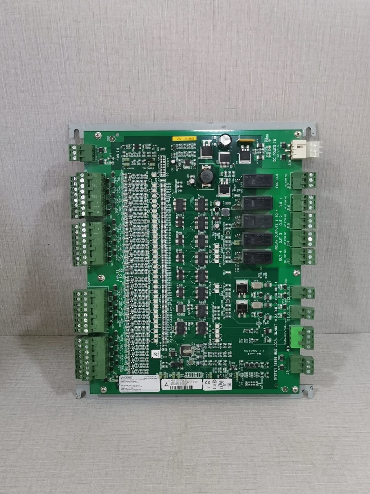 VANDERBILT AFI5100 REV. B PCB Control Board V6FL7820-8CB10-12