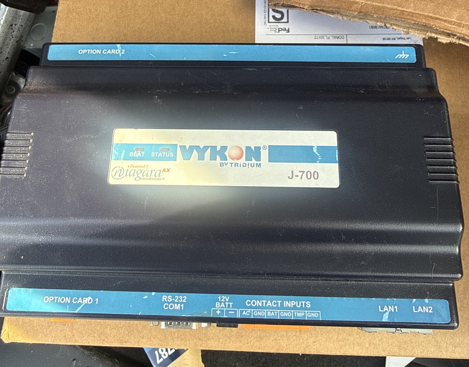 Vykon J-700 JACE Controller Niagara AX Tridium J700 Building Automation /G2