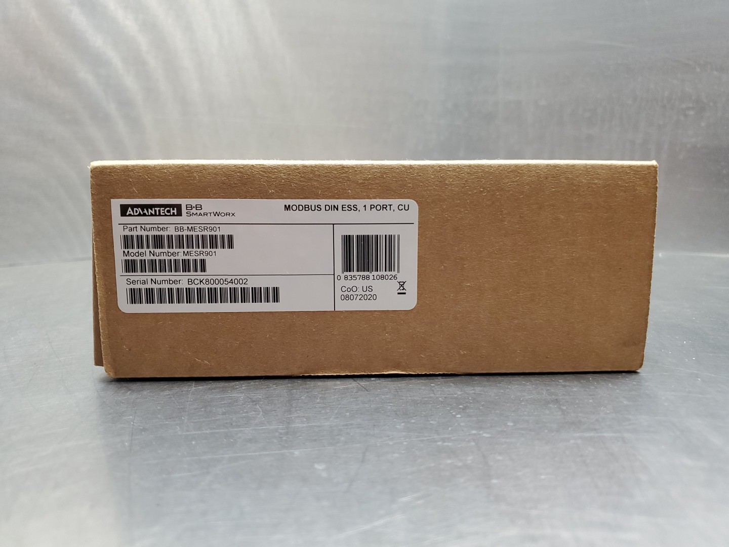 Advantech BB-MESR901 MODBUS DIN ESS, 1 PORT, CU Module.