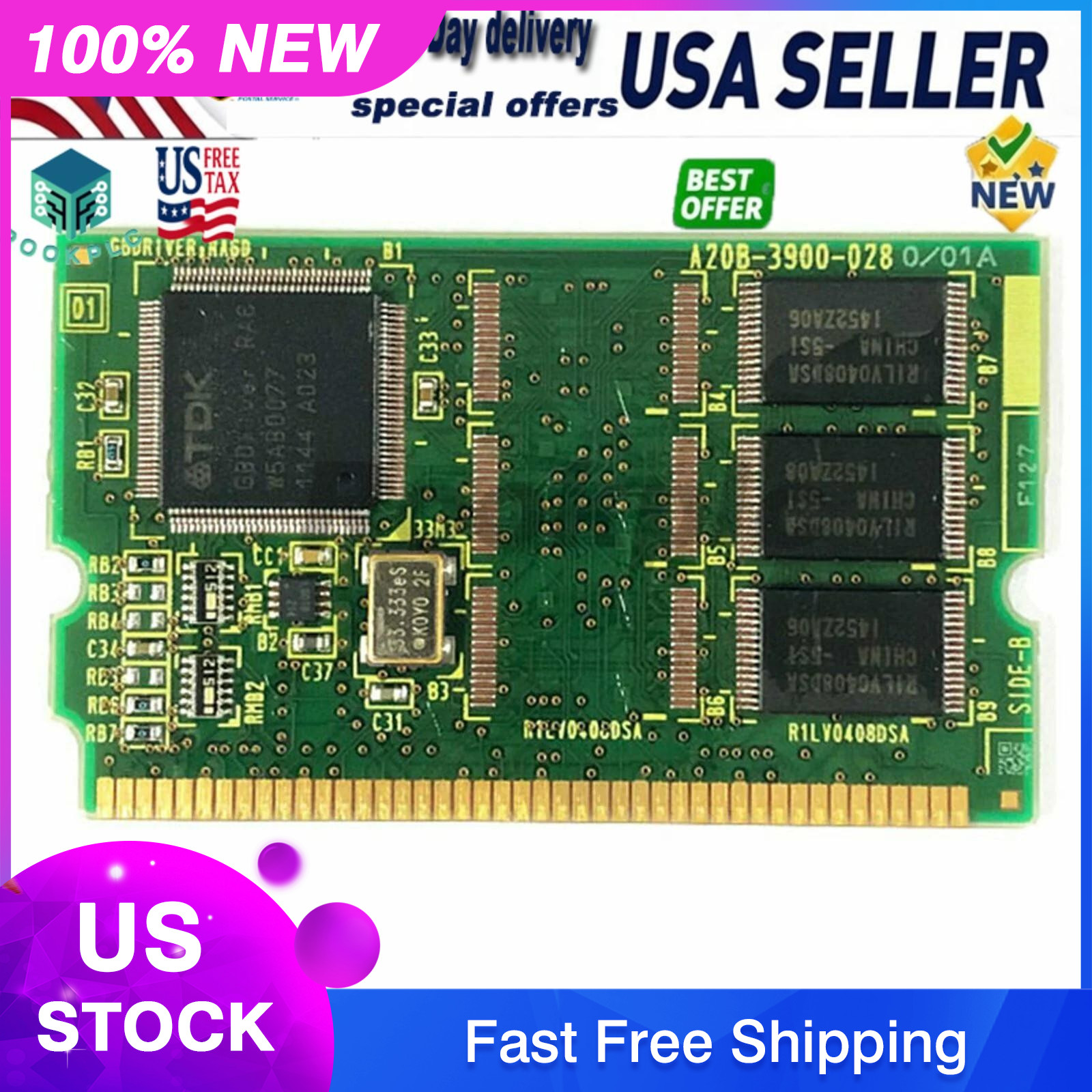 New FANUC A20B-3900-0280 Circuit Board A20B39000280 Fast Shipping US Free TAX