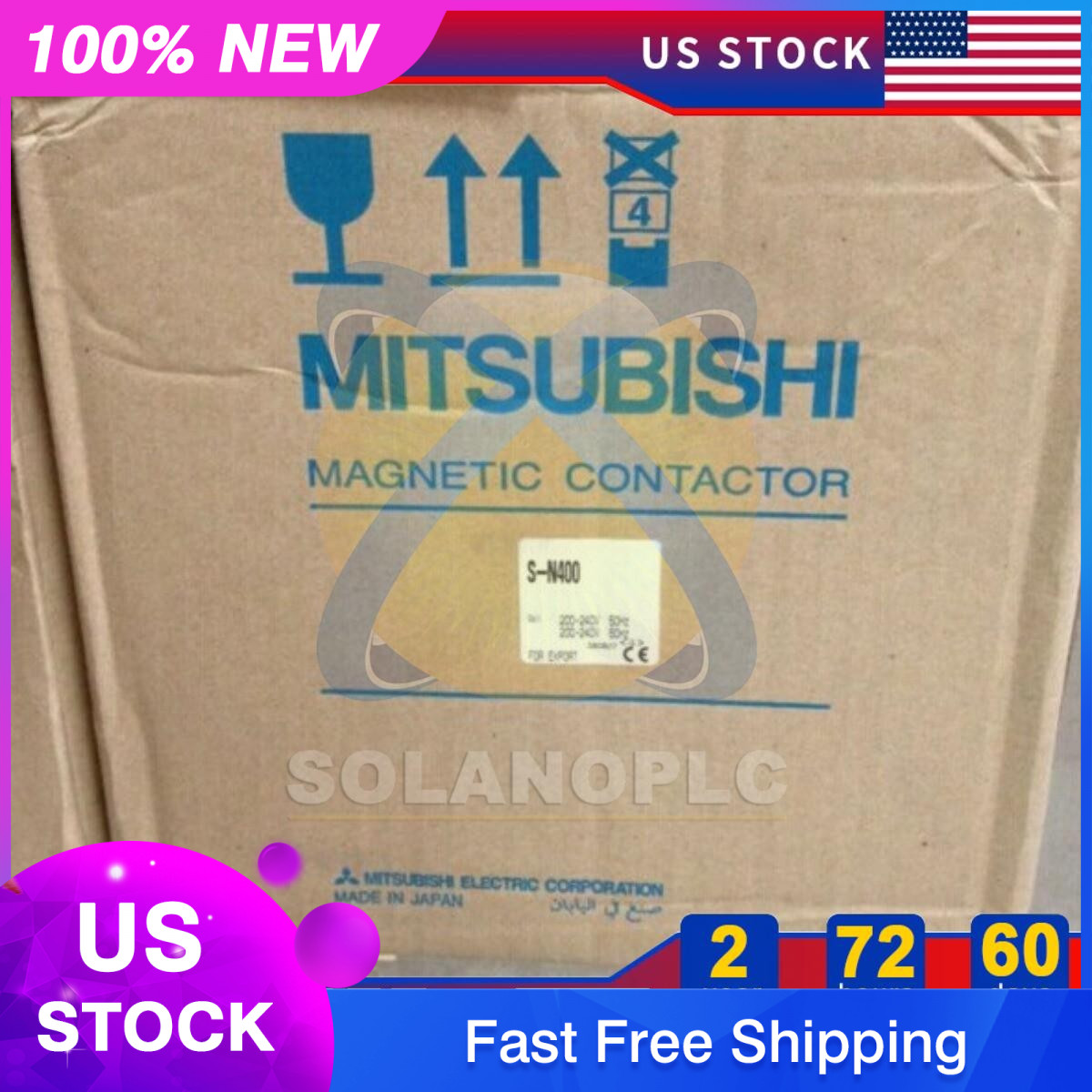 1PCS Mitsubishi S-N400 AC220V AC Contactor In Box -New