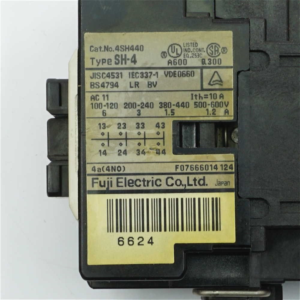 Fuji Electric SH-4/4SH440 4-Pole (4NO – Normally Open) Contactor, COIL 100/110VA