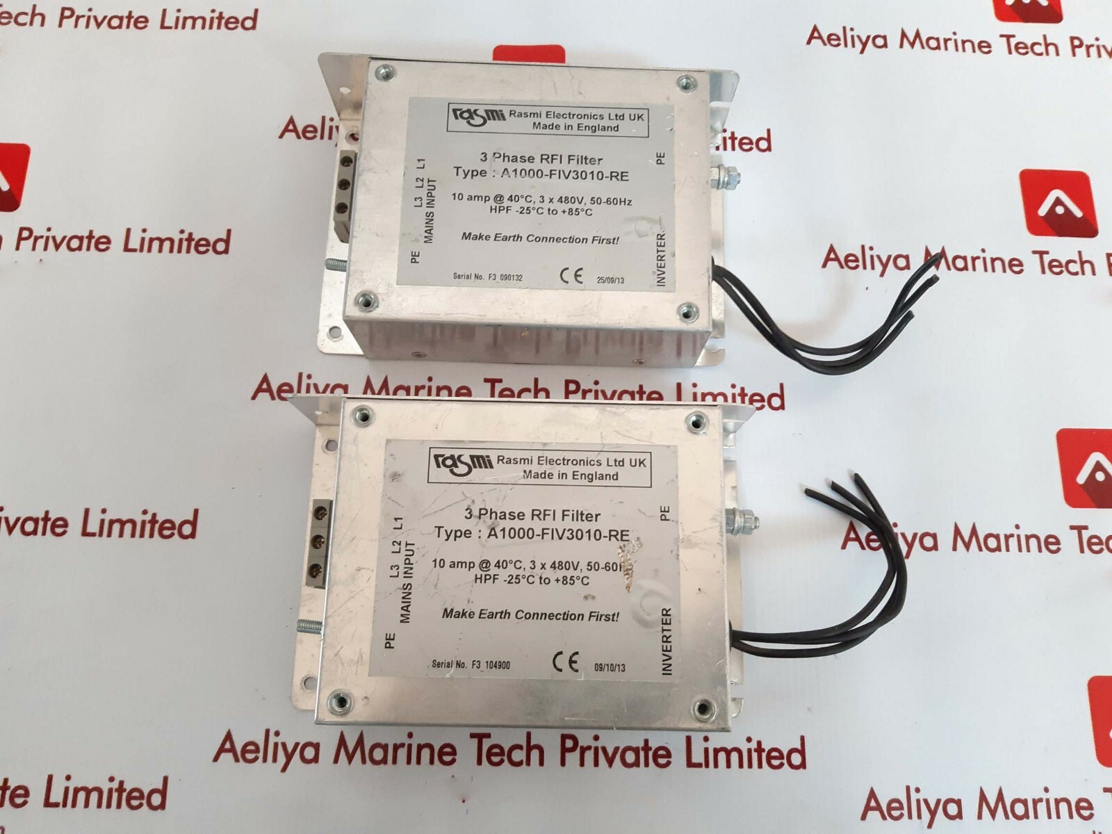 Rasmi a1000-fiv3010-re 3 phase rfi filter
