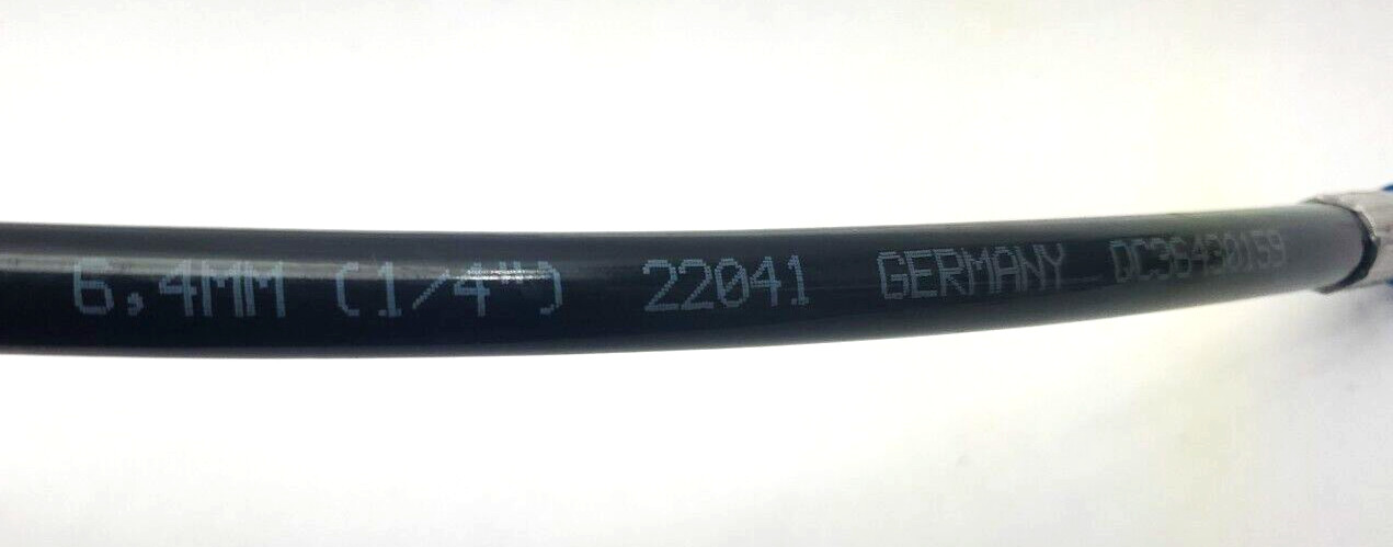 PARKER POLYFLEX, High Pressure Hydraulic Hose 2390N-04V10, 59″ LONG, 1/4″