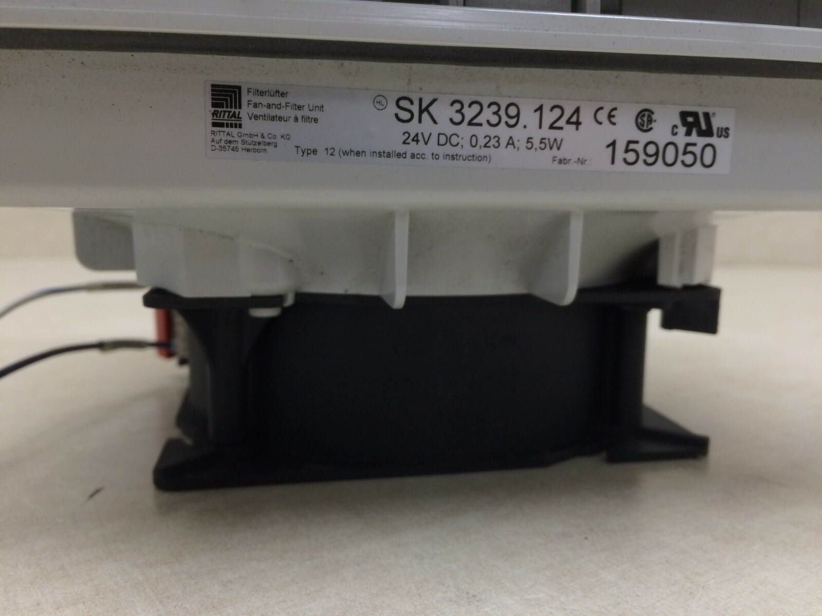 Rittal PLC Cabinet Filter System Ebmpapst Fan 4414M ebm-papst
