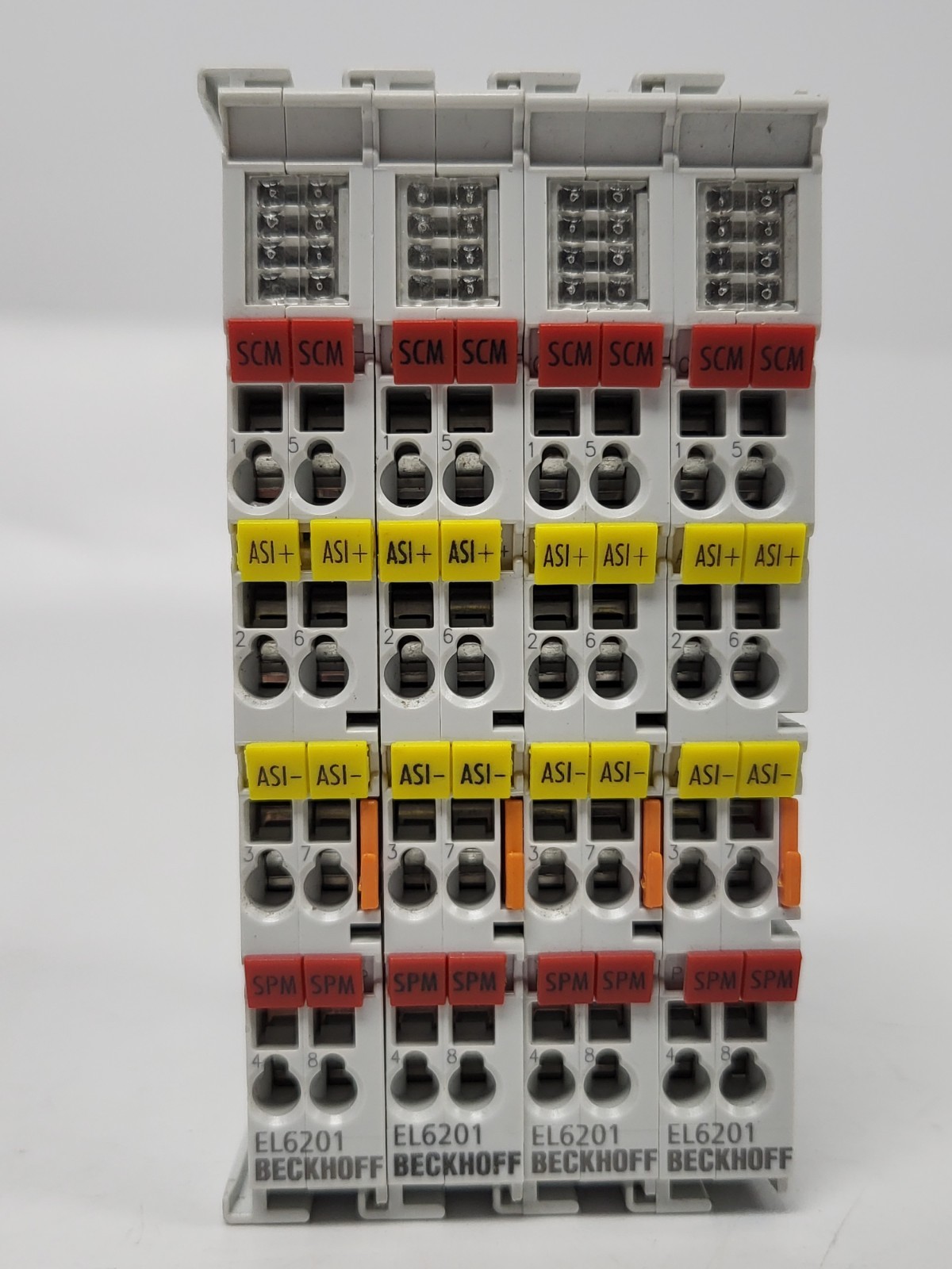 Lot of 4 Beckhoff EL2008 AS-Interface Master Terminal EtherCAT, 1-Channel