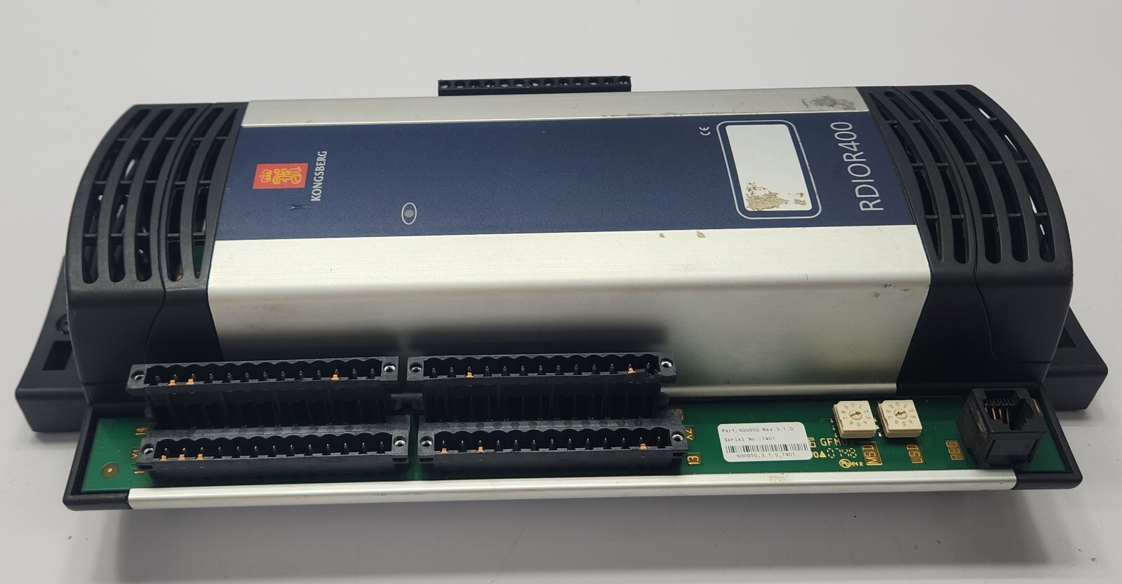 KONGSBERG RDIOR400 REMOTE DIGITAL INPUT/OUTPUT AND RELAY MODULE 600950 REV 3.1.0