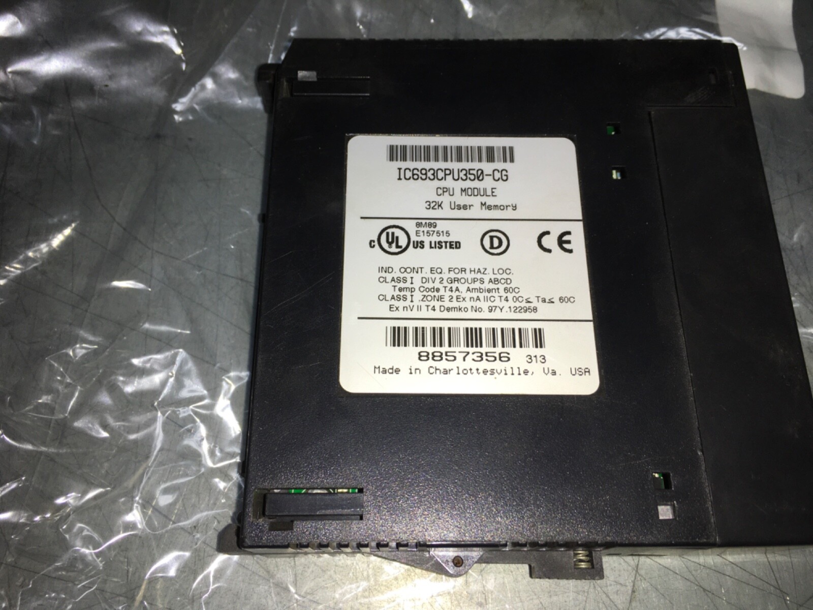 CPU Module, IC693CPU350-CG, 32K User Memory, ADI-1006