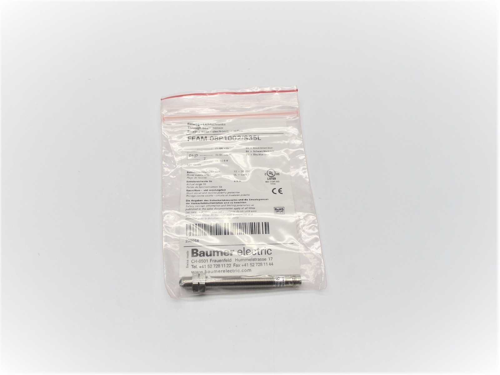 BAUMER ELECTRIC FEAM08P1002/S35L NSMP