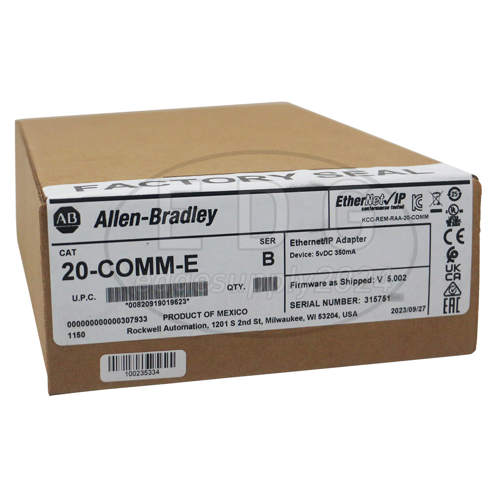 NEW Factory Sealed Allen Bradley 20-COMM-E SER B Ethernet / IP Adaptor 20COMME