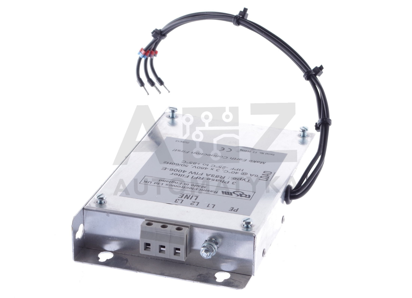 RASMI 3 PHASE RFI FILTER R88A FIW 4006-E