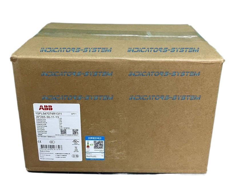1PCS NEW ABB AF265-30-11-13 3P 265A 100-250V Contactor fast shipping