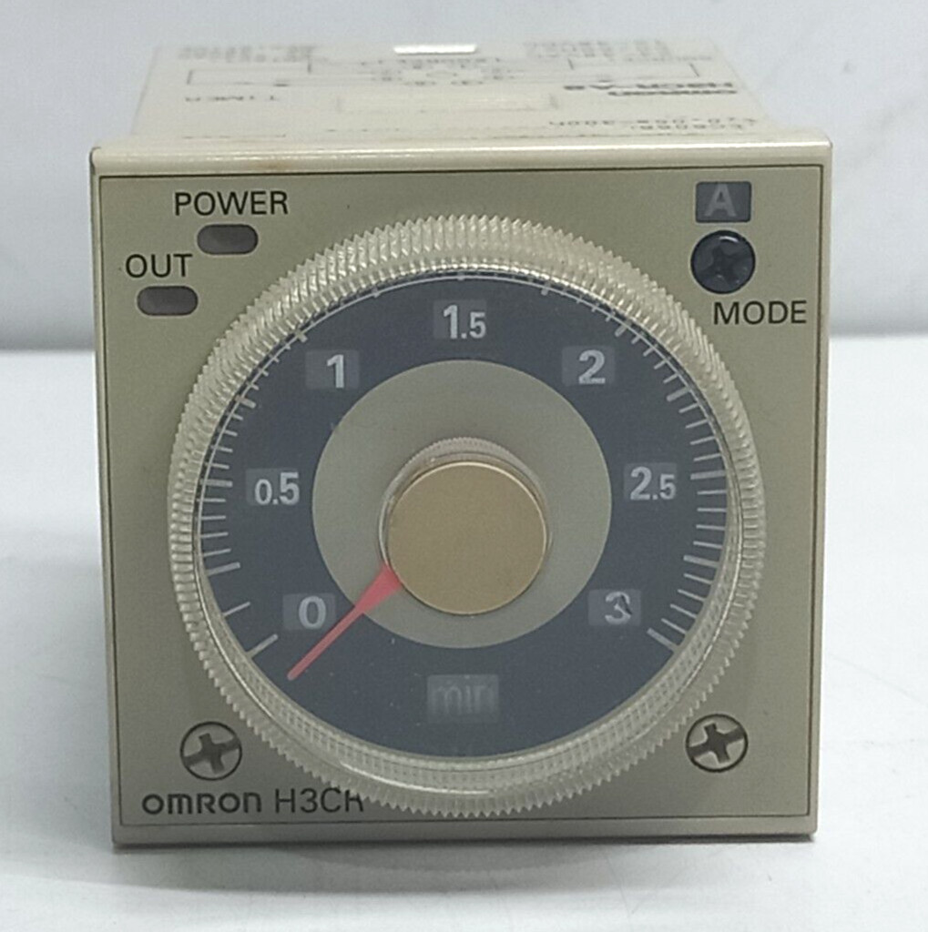 Omron H3CR-A8 Timer 24-48V 50/60Hz 12-48Vdc 5A 250Vac -2pc lot