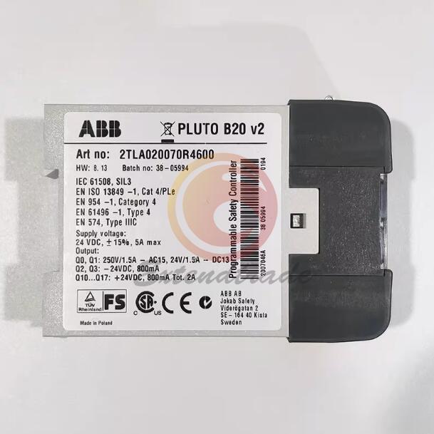 1PC New ABB 2TLA020070R4600 PLC Control Unit