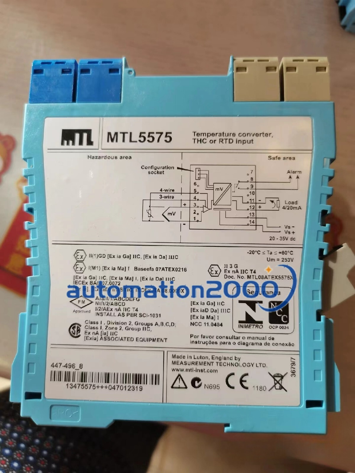 1pcs New EATON MTL5575 Safety barrier
