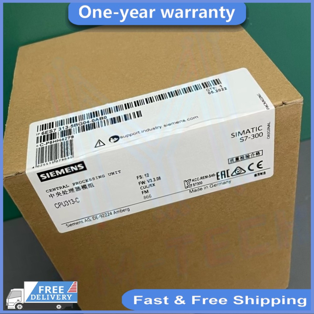 6ES7313-5BG04-0AB0 New Siemens 6ES7 313-5BG04-0AB0 SIMATIC S7-300 CPU 313C#