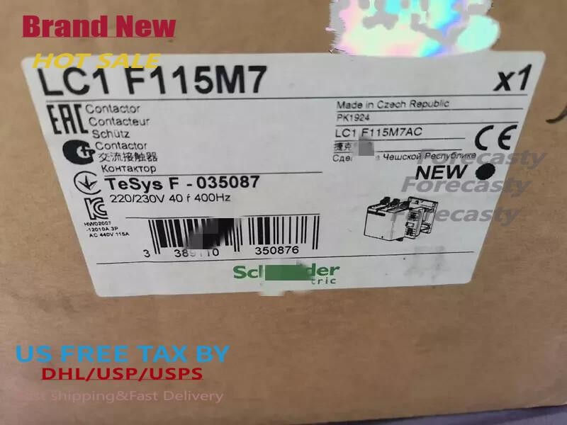 LC1F115M7 AC contactors， brand new with box，free shipping，fast shipping