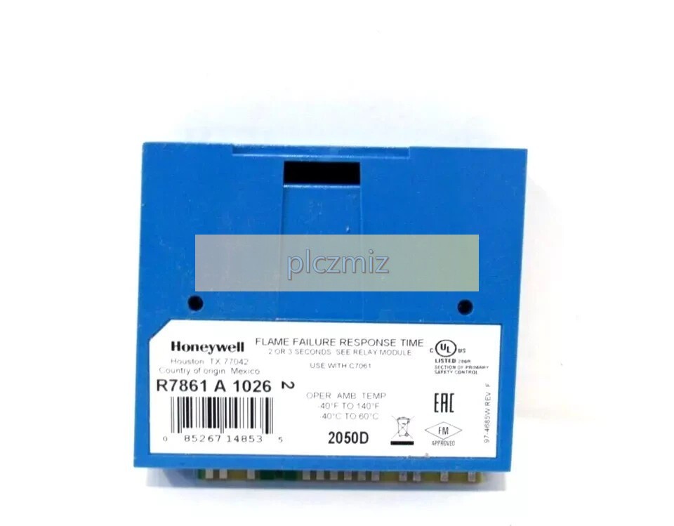 1 year warranty express NEW Honeywell R7861A1026 UV flame amplifier R7861 A 1026