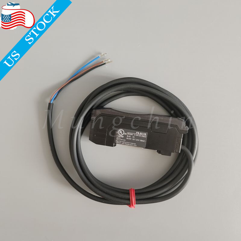 NEW Fiber Optic Digital Amplifier Sensor For KEYENCE FS-N11N FSN11N 12-24VDC