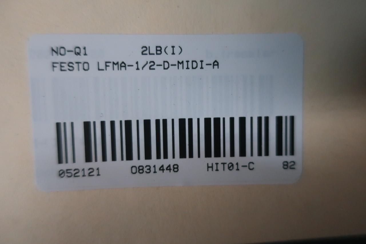 Festo LFMA-1/2-D-MIDI-A Pneumatic Filter 1/2in Npt 175psi