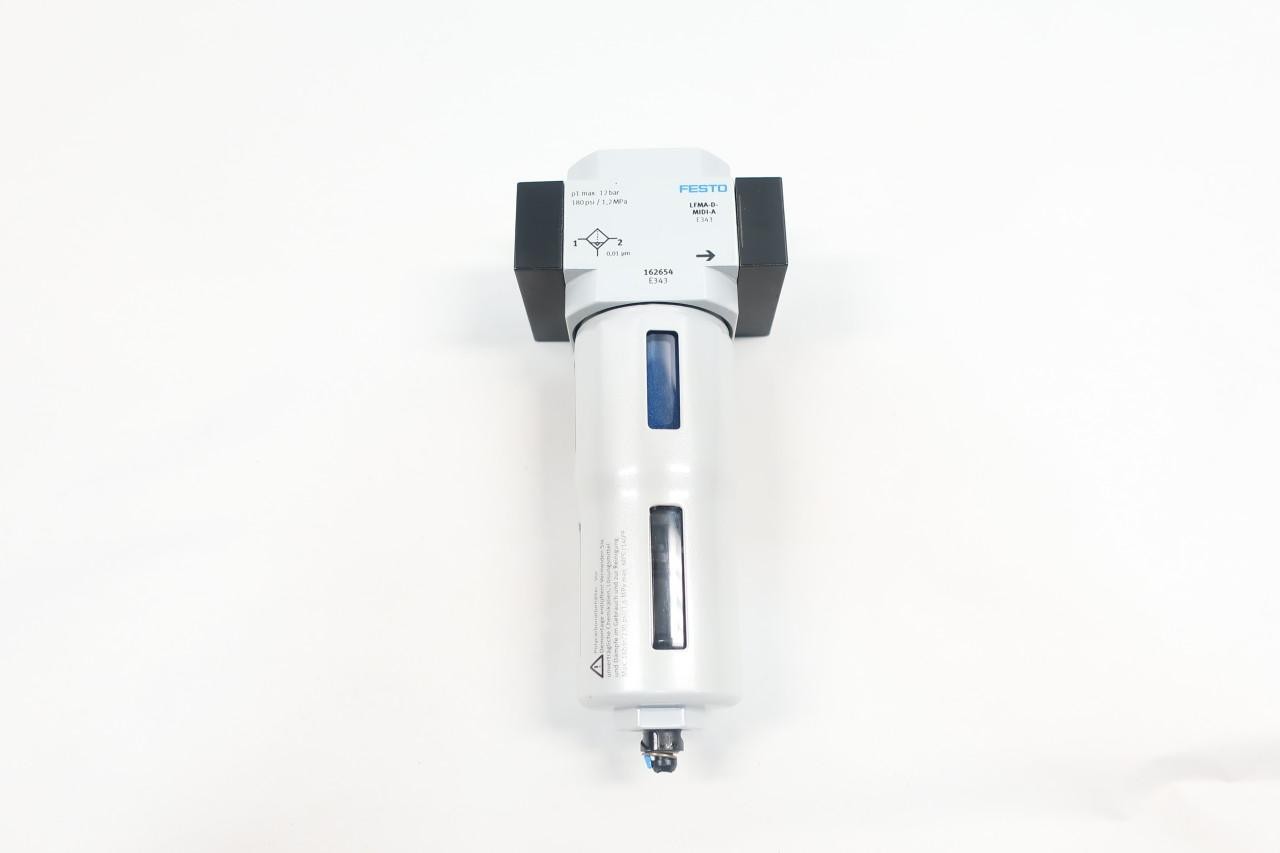 Festo LFMA-1/2-D-MIDI-A Pneumatic Filter 1/2in Npt 175psi