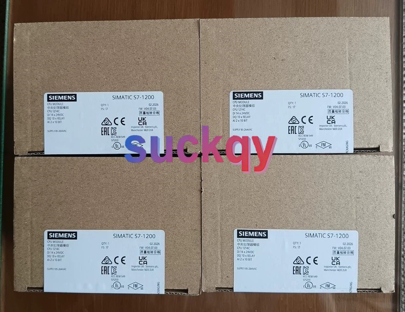 6ES7 214-1BG40-0XB0 NEW SIEMENS 6ES7214-1BG40-0XB0 1BG40-OXBO S7-1200 CPU 1214C