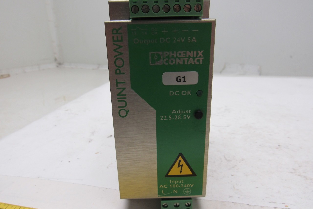 Phoenix Contact Quint-PS-100-240AC-24DC/5 2938581 Power Supply 24VDC/5A