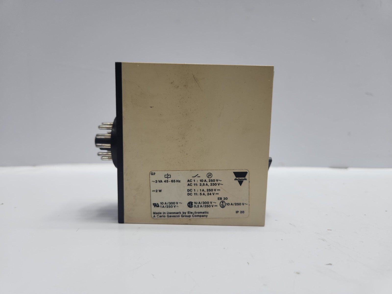 ELECTROMATIC SB 125 230 DELAY ON RELEASE TIMER RELAY