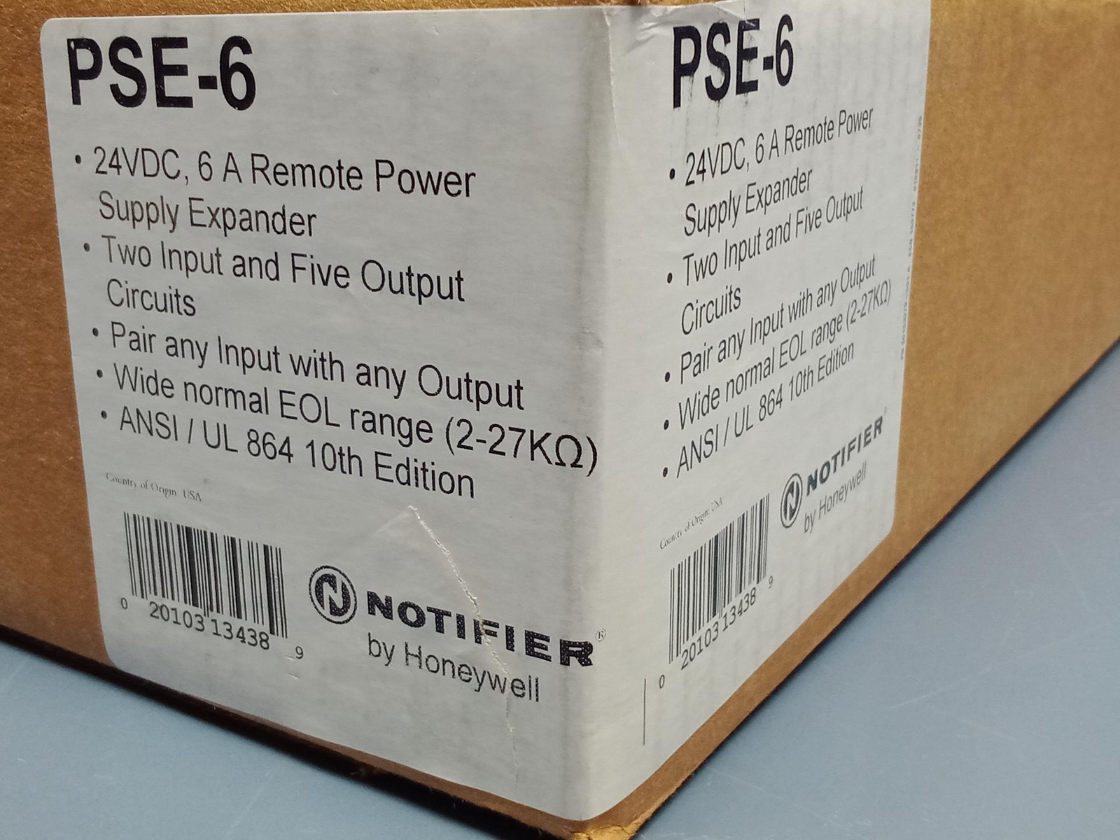 Notifier Honeywell PSE-6 24VDC Remote 6 -Amp Power Supply NAC Expander Charger