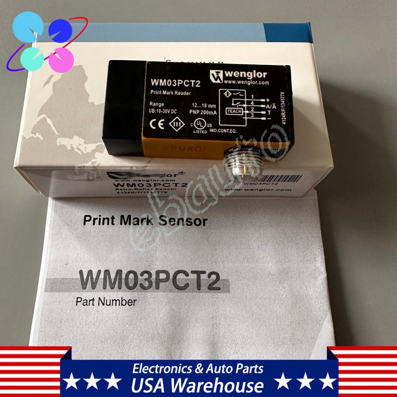 WM03PCT2 1PCS Brand New For Wenglor WM03PCT2 Photoelectric sensors Fast delivery