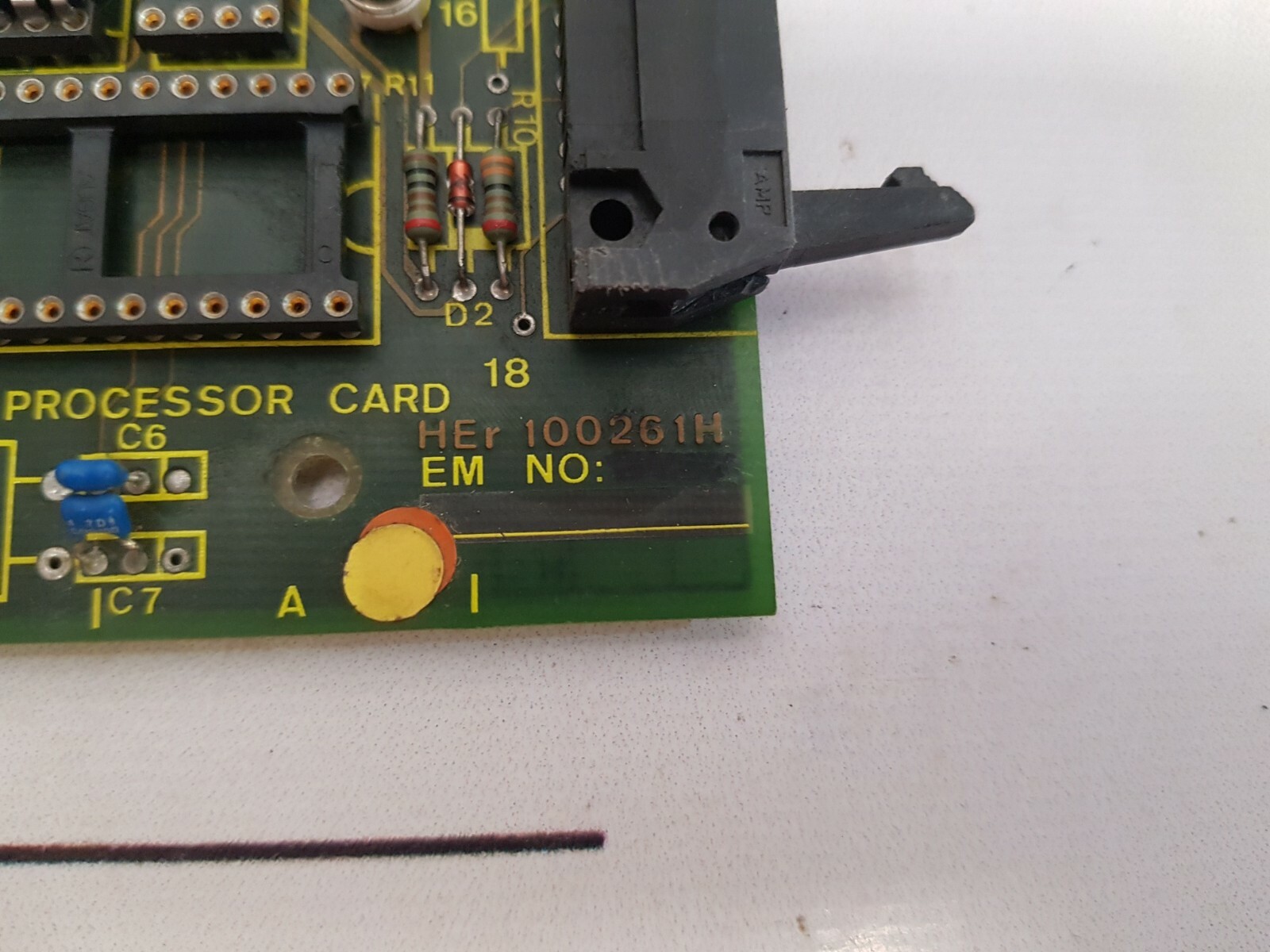 Norcontrol her 100261h i/o processor card nn-791 Free shipping by express