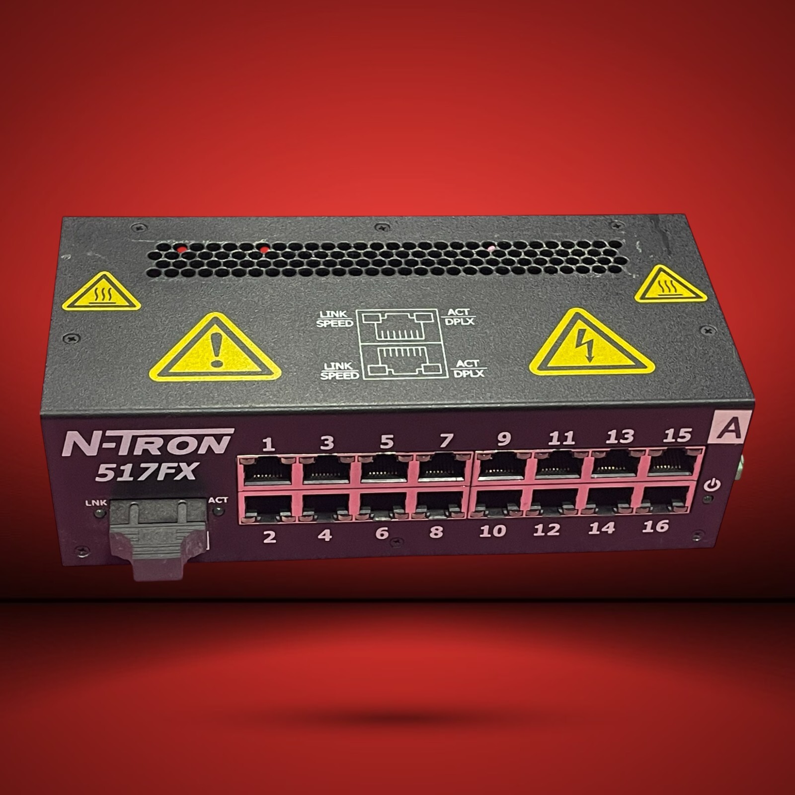 N-TRON 517FX Industrial Ethernet Switch 336A4940DNP517FX