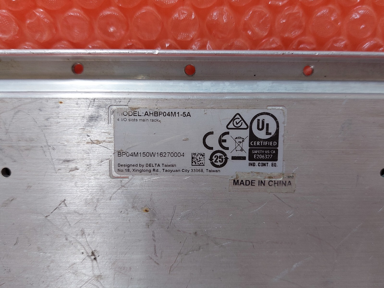 Delta AHPS05-5A Power Module CPU500-EN + 16AN01T + 16AM10N + 10PFBS + AHBP04M1