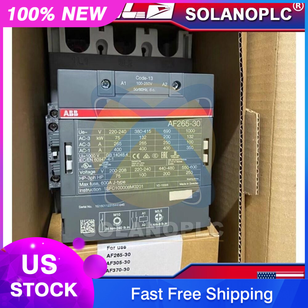 1pc ABB AF265-30-11-13 100-250V50/60Hz contactor Fast delivery US Free TAX