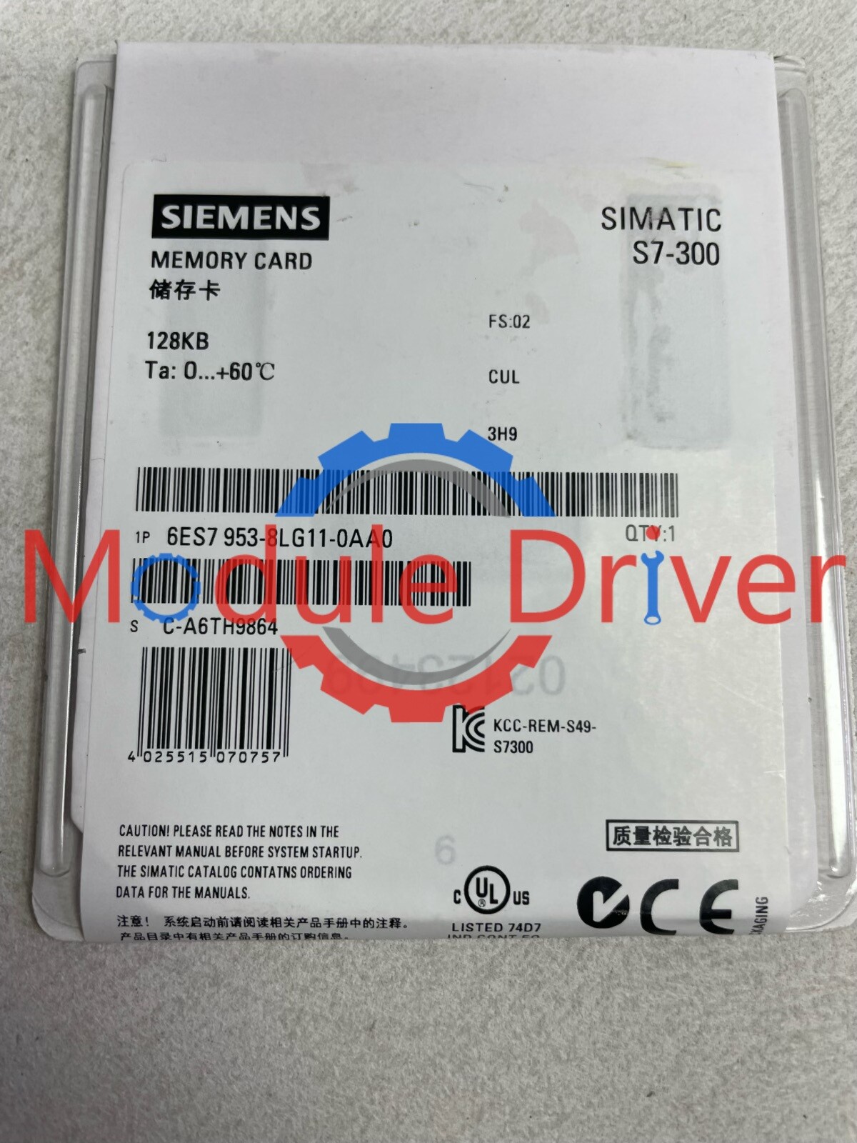 1pcs NEW Siemens 6ES7953-8LG11-0AA0 6ES7 953-8LG11-0AA0
