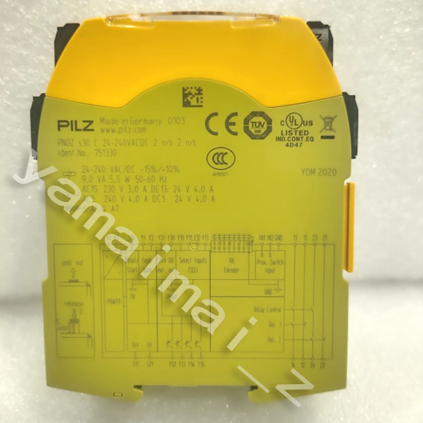 New PILZ 751330 Safety Relay Module For PNOZ s30 C 24-240VACDC 2n/o 2n/c