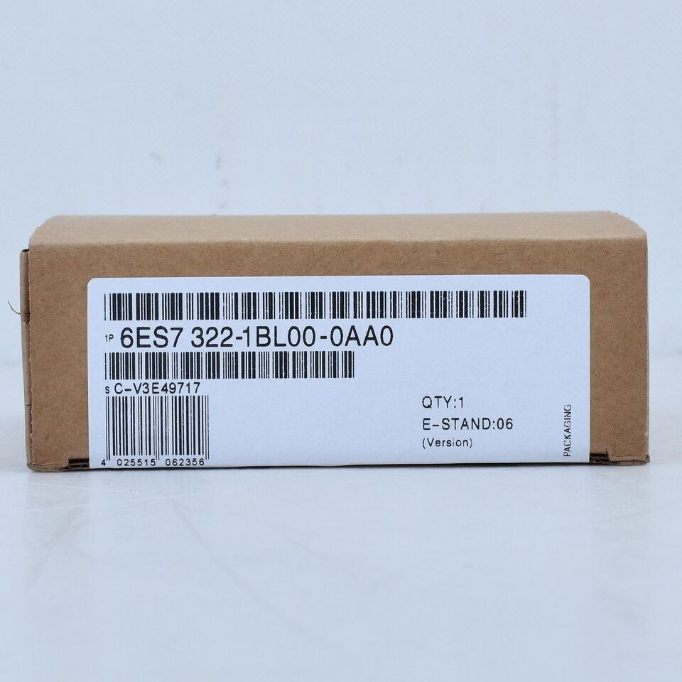 6ES7 322-1BL00-0AA0 NEW SIEMENS 6ES7322-1BL00-0AA0 S7-300 Digital Output Modules