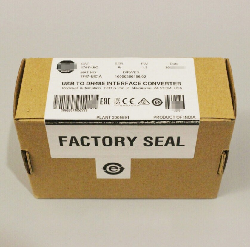 New Factory Sealed 1747-UIC Allen Bradley USB to DH485 Port Interface Converter